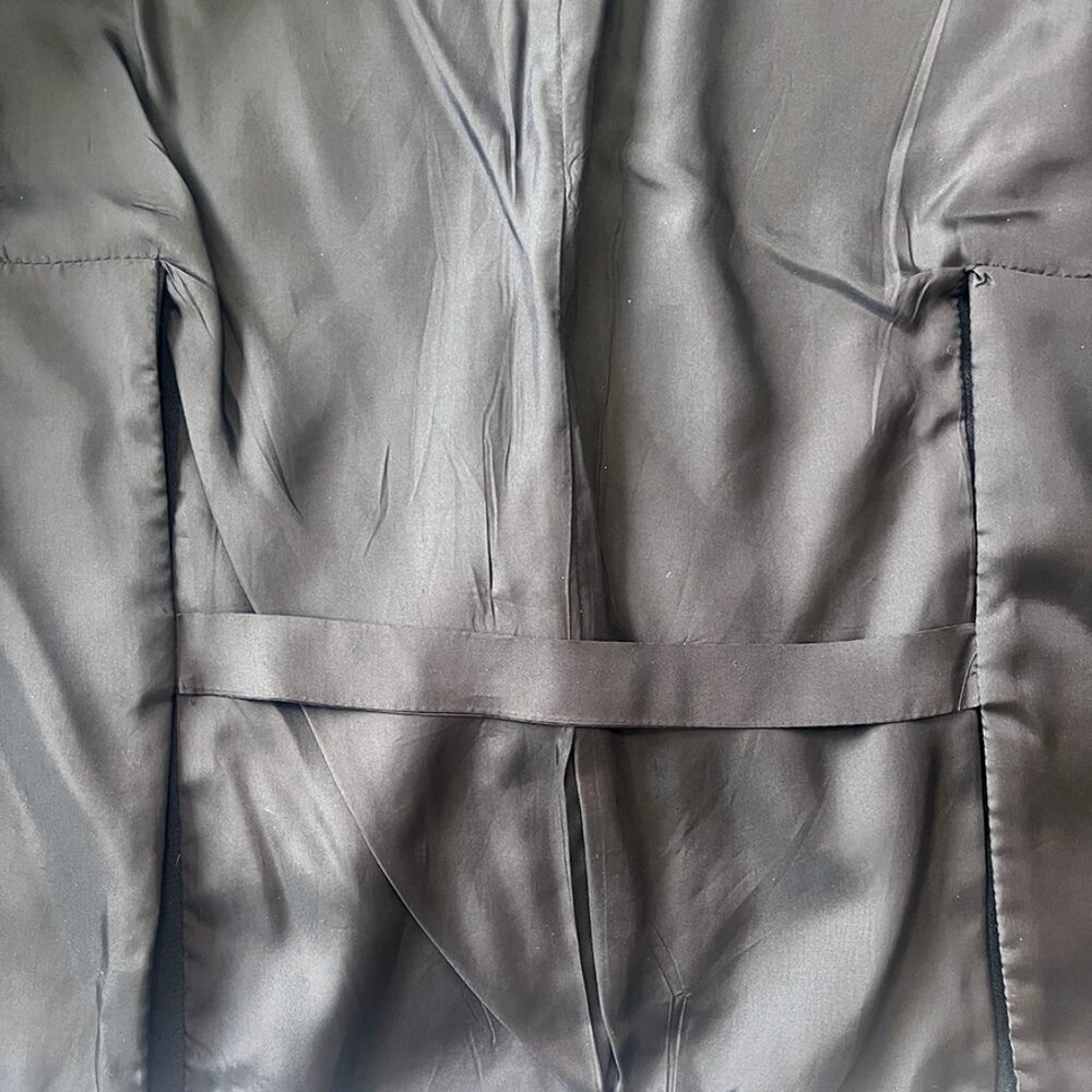 Rare, Vintage Richard Tyler Black “Tuxedo” Blazer, Size 44 / US Size 10 - Picture 10 of 14